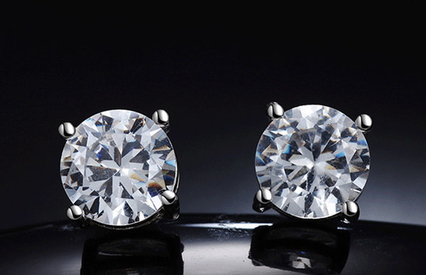 Jauna modeļa vīriešu auskari ar akmentiņiem