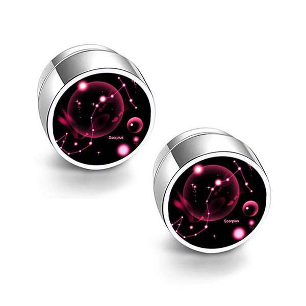 Muške naušnice u raznim bojama