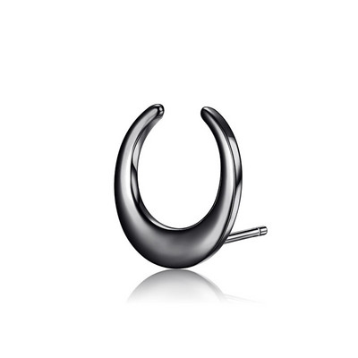 Moderne muške naušnice u srebrnoj boji