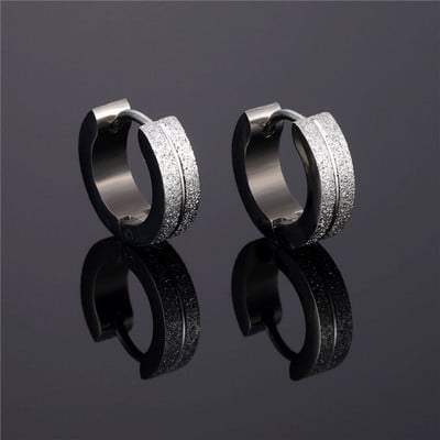 Ανδρικά στρογγυλά σκουλαρίκια σε διάφορα χρώματα