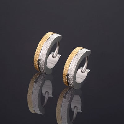 Ανδρικά στρογγυλά σκουλαρίκια σε διάφορα χρώματα