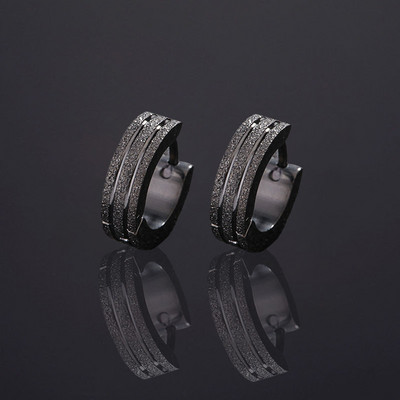 Ανδρικά στρογγυλά σκουλαρίκια σε διάφορα χρώματα