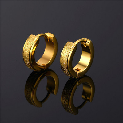 Ανδρικά στρογγυλά σκουλαρίκια σε διάφορα χρώματα