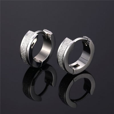 Ανδρικά στρογγυλά σκουλαρίκια σε διάφορα χρώματα