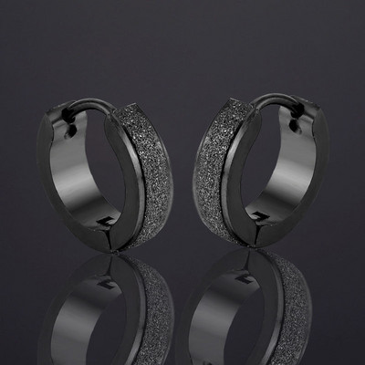 Ανδρικά στρογγυλά σκουλαρίκια σε διάφορα χρώματα