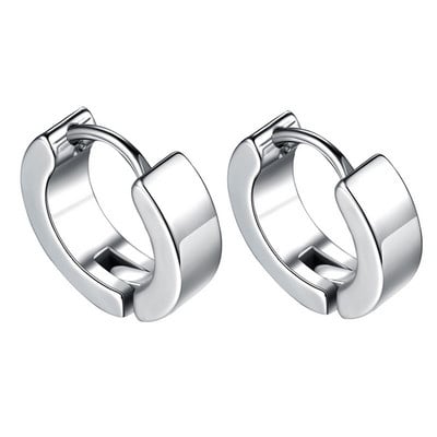 Ανδρικά στρογγυλά σκουλαρίκια σε διάφορα χρώματα