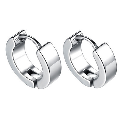 Ανδρικά στρογγυλά σκουλαρίκια σε διάφορα χρώματα