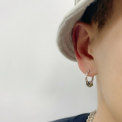 Ανδρικά casual σκουλαρίκια με στάμπα