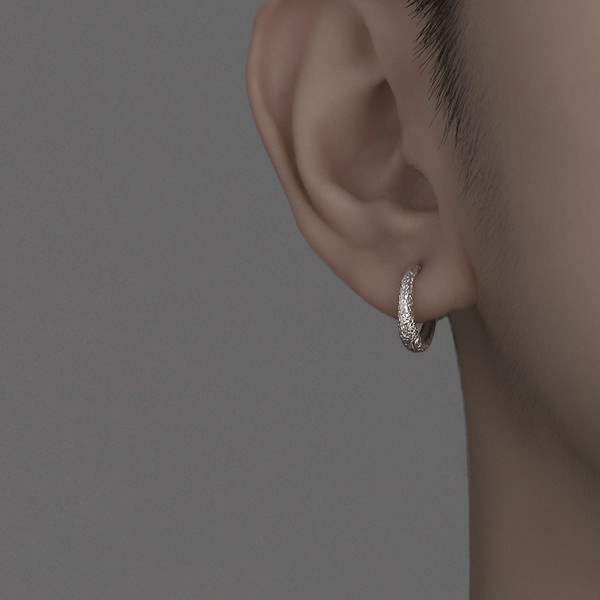 Vīriešu auskari ikdienā