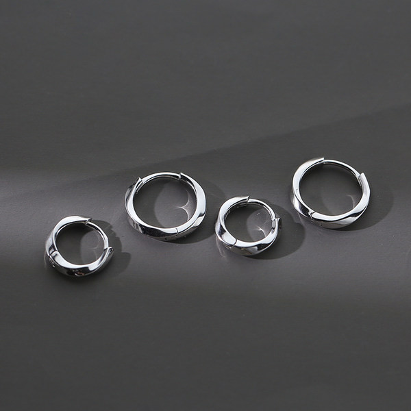 Vīriešu gredzeni sudraba krāsā