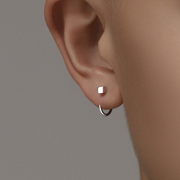 Ležerne muške naušnice s nitnama