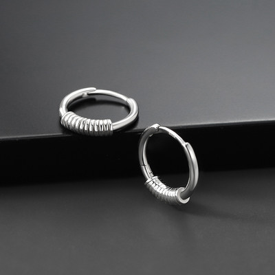 Καθημερινά ανδρικά σκουλαρίκια 1 ή 2 τεμάχια σε σετ