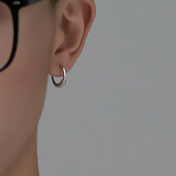 Καθημερινά ανδρικά σκουλαρίκια 1 ή 2 τεμάχια σε σετ