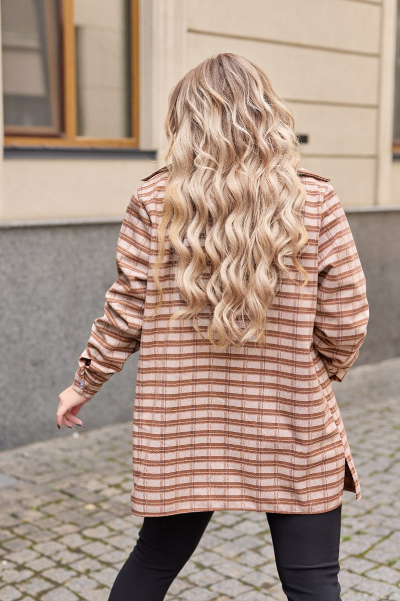 Карирана връхна риза