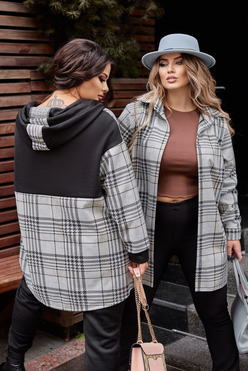 Карирана връхна риза