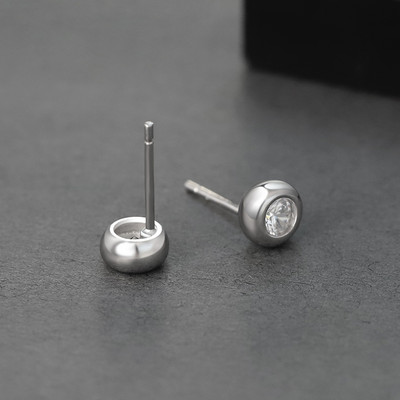 Ανδρικά σκουλαρίκια με διακοσμητική πέτρα