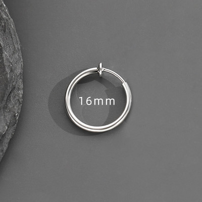 Vyriški retro stiliaus užsegami auskarai be auskarų