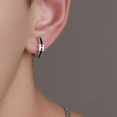 Férfi alkalmi betűs fülbevaló