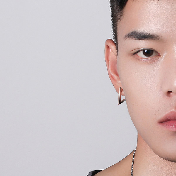 Ανδρικά casual τρίγωνα σκουλαρίκια