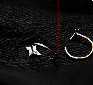 Férfi fülbevaló alkalmi csillag alakú modell