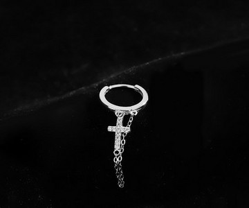 Vīriešu krustveida piekaramie auskari