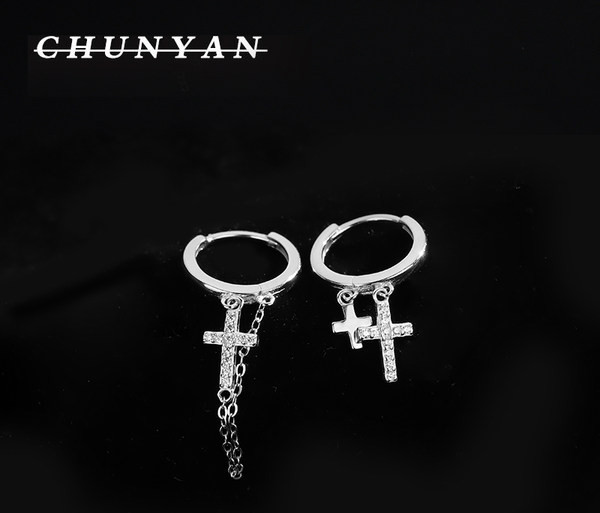 Vīriešu krustveida piekaramie auskari