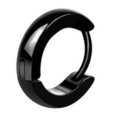 Vīriešu auskars - 1 gab. melnā un sudraba krāsā