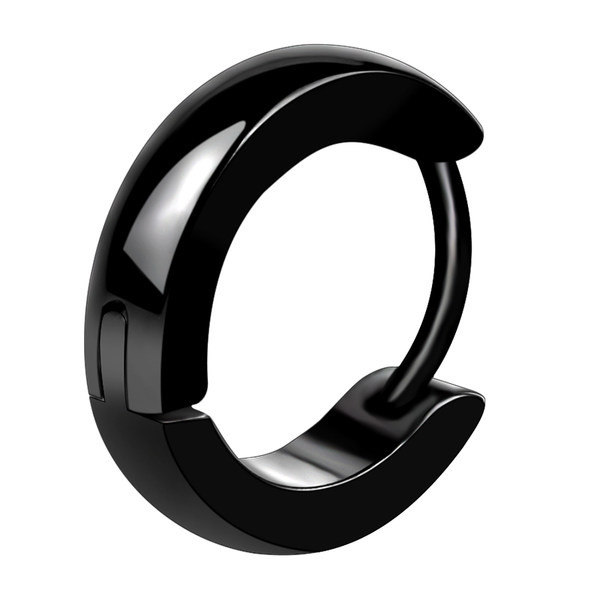 Vīriešu auskars - 1 gab. melnā un sudraba krāsā