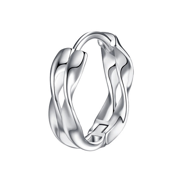 Ανδρικά σκουλαρίκια δαχτυλίδια σε ασημί χρώμα, πολλά μοντέλα