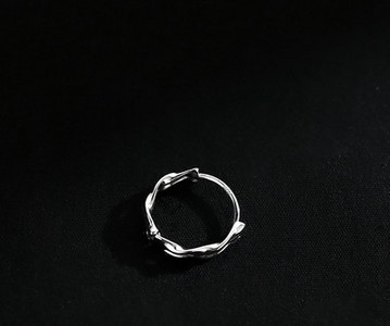 Vyriški auskarai kelių modelių žiedai