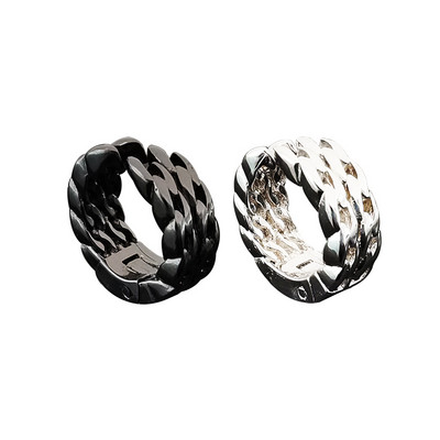 Férfi fülbevaló gyűrű acélból