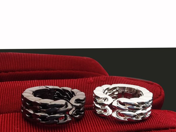 Férfi fülbevaló gyűrű acélból