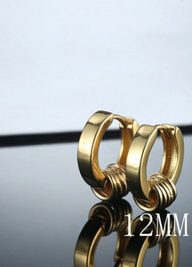 Vīriešu auskaru gredzeni zelta krāsā