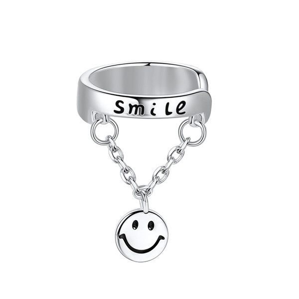 Ανδρικά σκουλαρίκια με μενταγιόν χαμόγελο