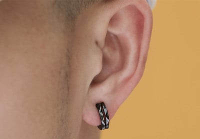 Ανδρικά δαχτυλίδια σε ασημί και μαύρο χρώμα