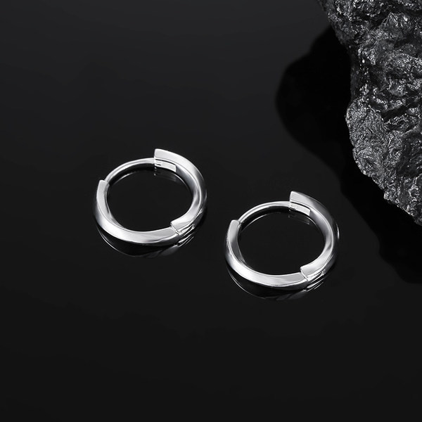 Kör alakú férfi fülbevaló pár