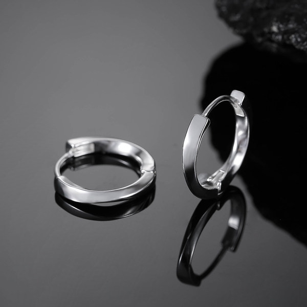 Kör alakú férfi fülbevaló pár