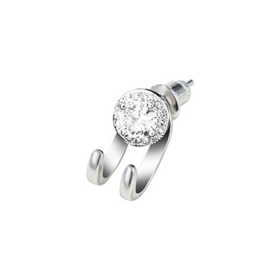 Vīriešu moderni auskari ar dekoratīviem akmeņiem