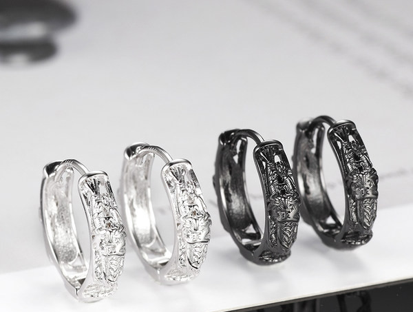 Alkalmi férfi fülbevaló gyűrűk új modell