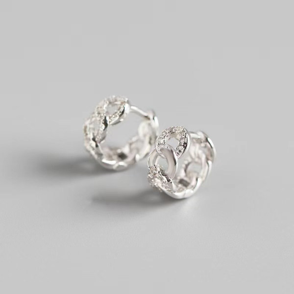 Kerek alakú férfi fülbevaló