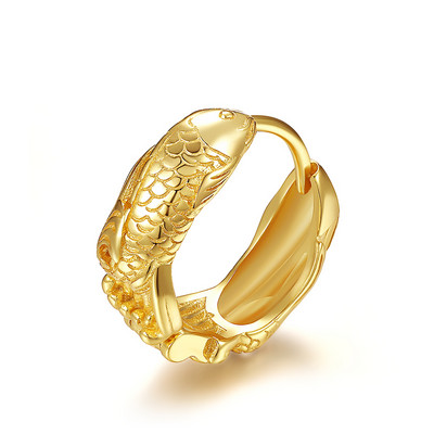 Retro model muških 3D naušnica