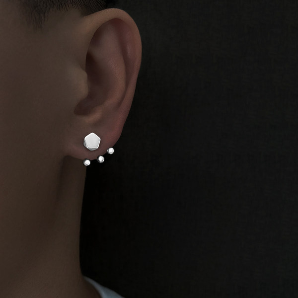 Jauna modeļa vīriešu auskari divās krāsās