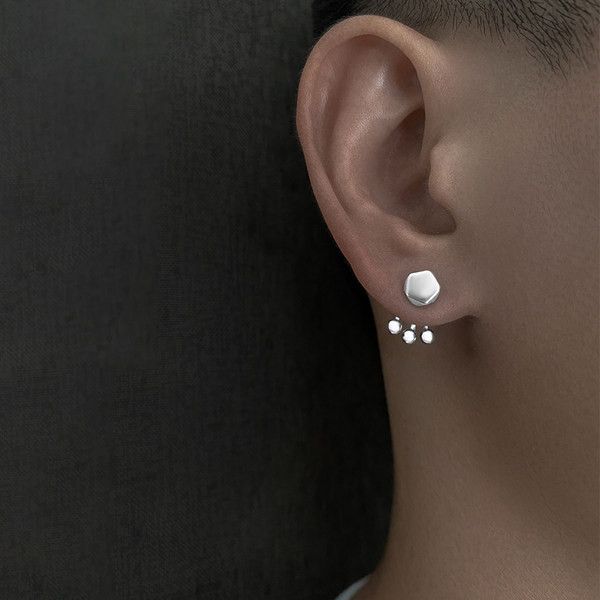 Jauna modeļa vīriešu auskari divās krāsās