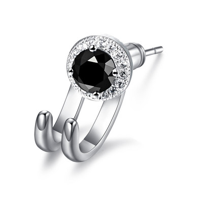 Jauna modeļa vīriešu auskari ar dekoratīviem akmeņiem