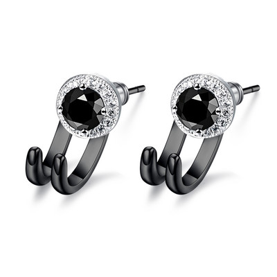 Jauna modeļa vīriešu auskari ar dekoratīviem akmeņiem