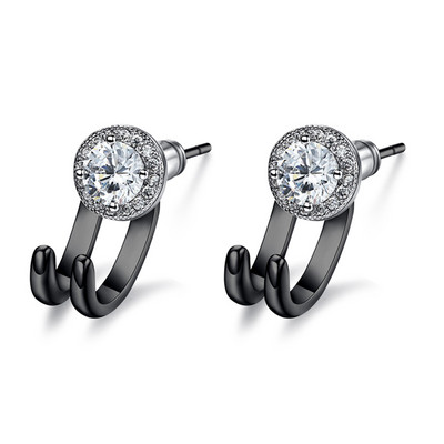 Jauna modeļa vīriešu auskari ar dekoratīviem akmeņiem