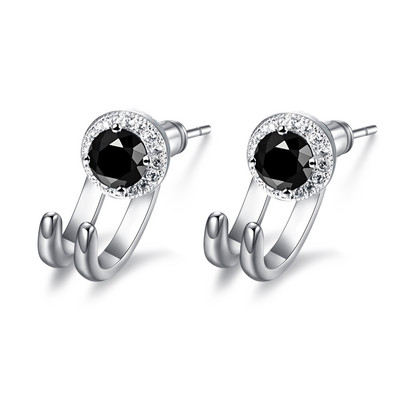 Jauna modeļa vīriešu auskari ar dekoratīviem akmeņiem