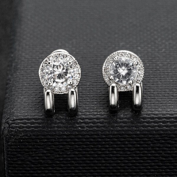 Jauna modeļa vīriešu auskari ar dekoratīviem akmeņiem