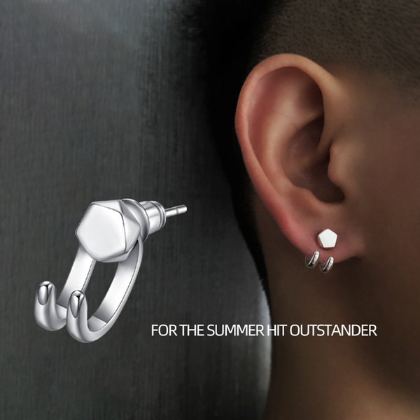 Két színű férfi fülbevaló