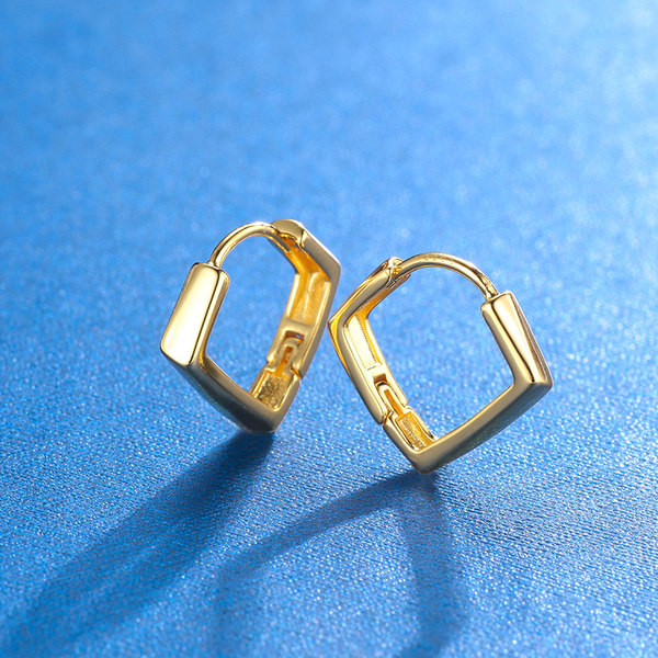 Jauna modeļa vīriešu auskari gredzeni trīs krāsās